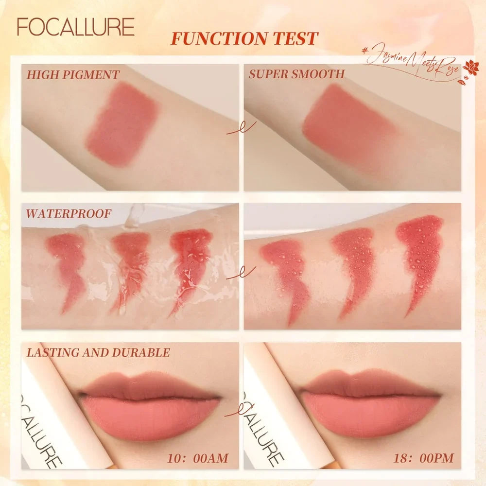 Focallure Pure Matte Lipstick - Classic Matte Lip Colour