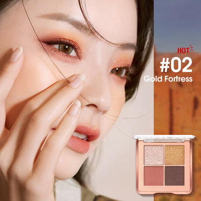 O.TWO.O Crystal Eyeshadow Palette Mini - 8.5g