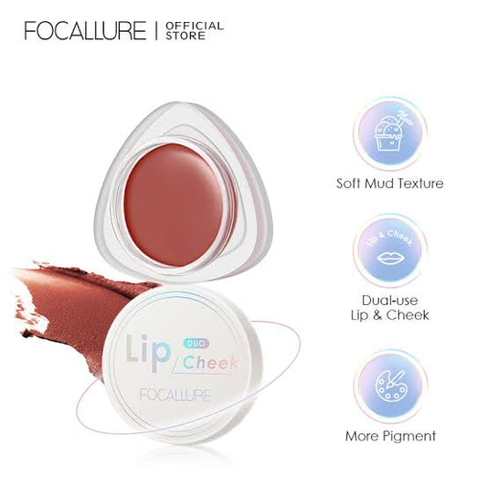 Focallure Creamy Lip & Cheek Duo - Coordinated Lip & Cheek Colour