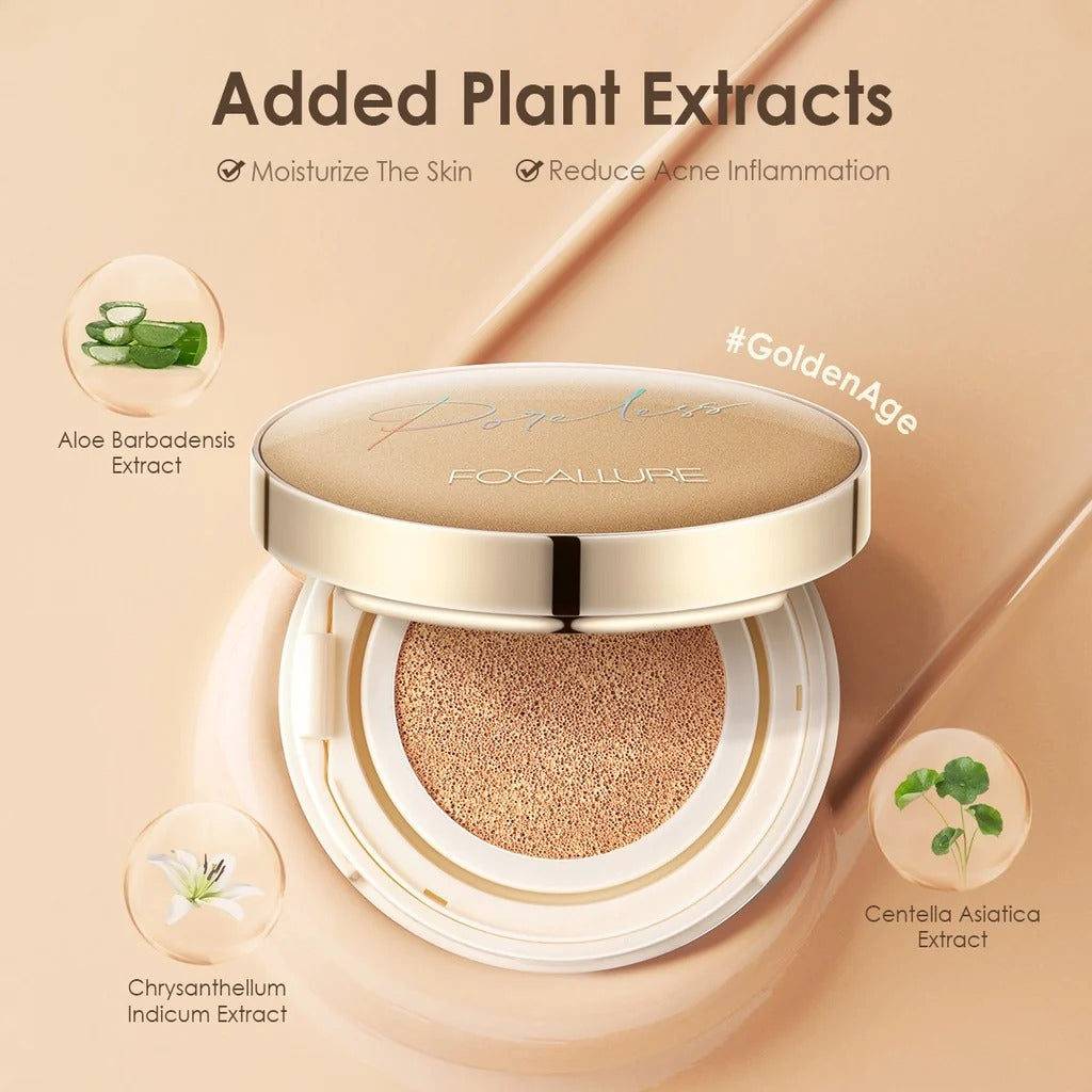 Focallure Poreless Matte Air Cushion Foundation - Matte Base