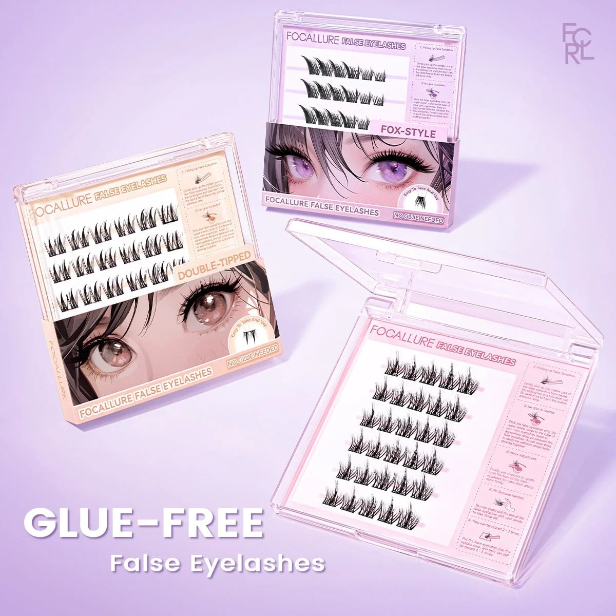 Focallure False Eyelashes - Fox-Style & Defined Lash Looks