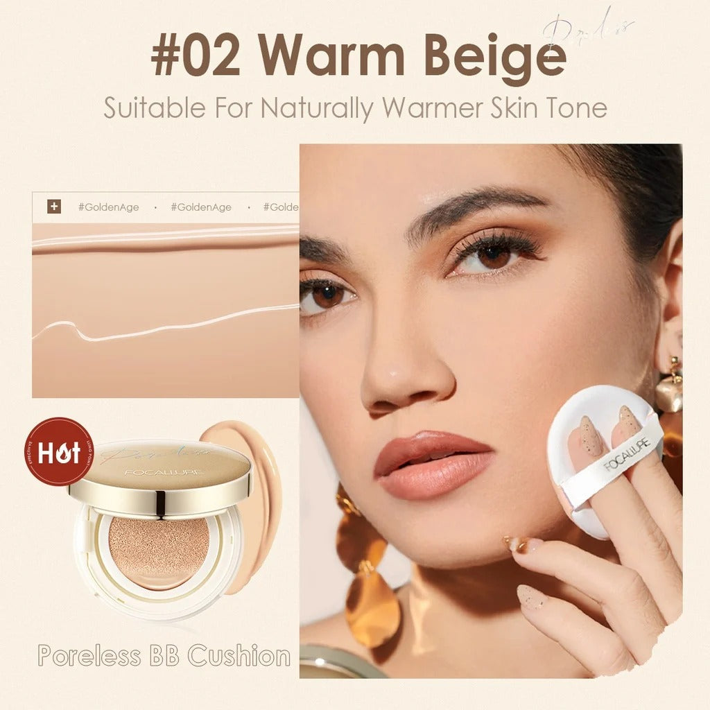 Focallure Poreless Matte Air Cushion Foundation - Matte Base