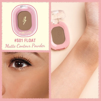 PINKFLASH Shimmer Highlighter & Matte Contour Powder [F02] #S01 Float