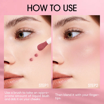 O.TWO.O New Marble Texture Natrual Color Lasting Liquid Blush