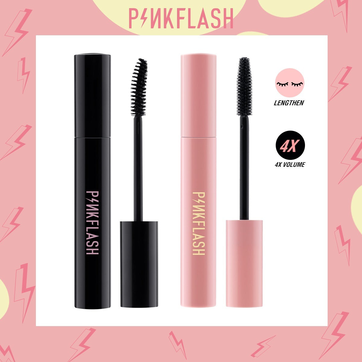 PINKFLASH Oil-proof Curl Mascara [E08] PINKFLASH