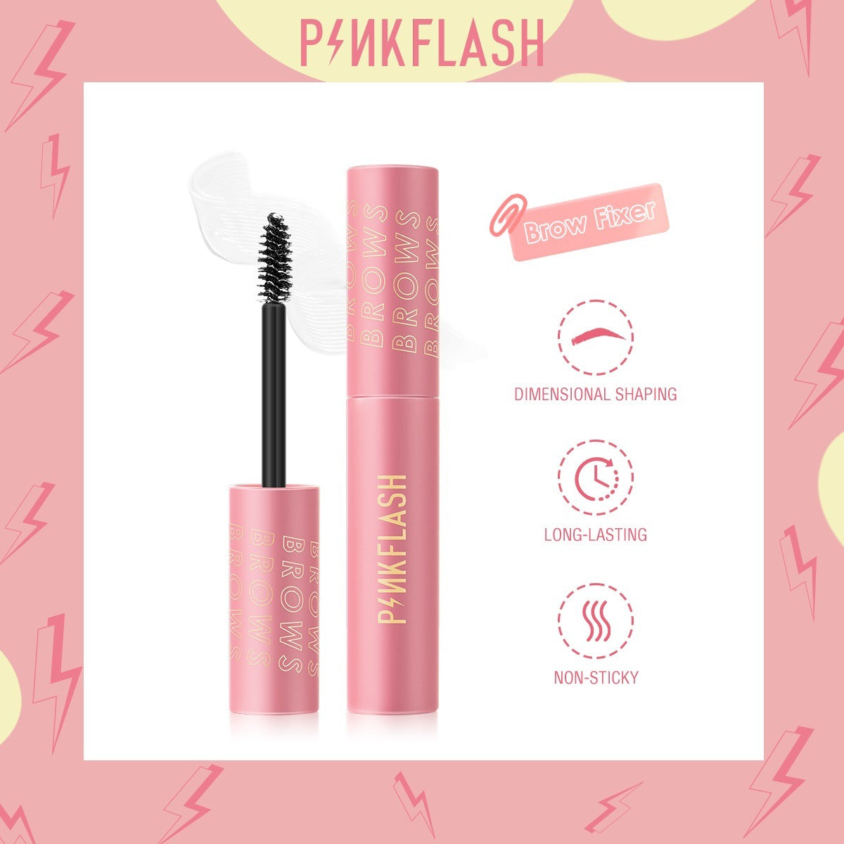PINKFLASH Oil-proof Curl Mascara [E08] PINKFLASH
