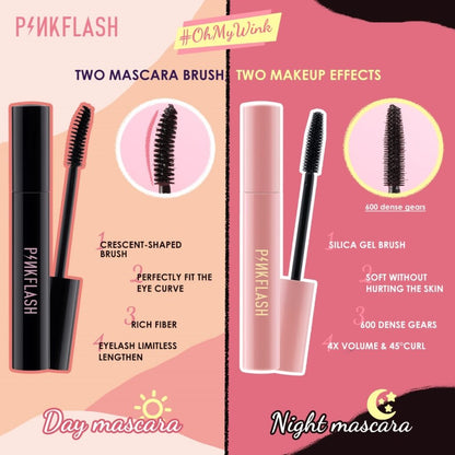 PINKFLASH Oil-proof Curl Mascara [E08] PINKFLASH