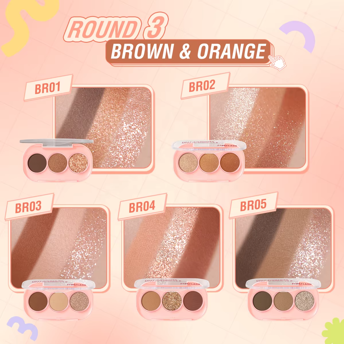 PINKFLASH Pan Eyeshadow [E23] PINKFLASH