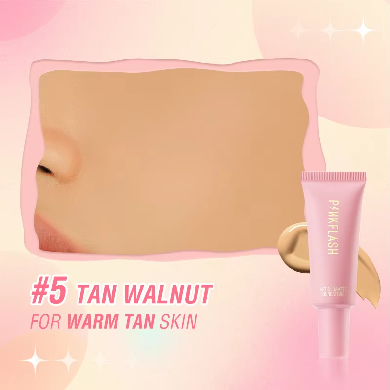 PINKFLASH Lasting Matte Foundation [F03] #05 Tan Walnut