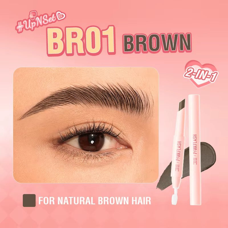 PINKFLASH Setting Brow Wax [E28] #BR01 Brown