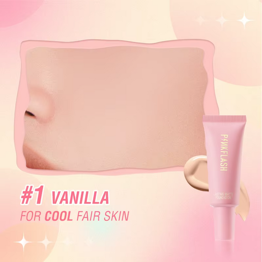 PINKFLASH Lasting Matte Foundation [F03] #01 Vanilla