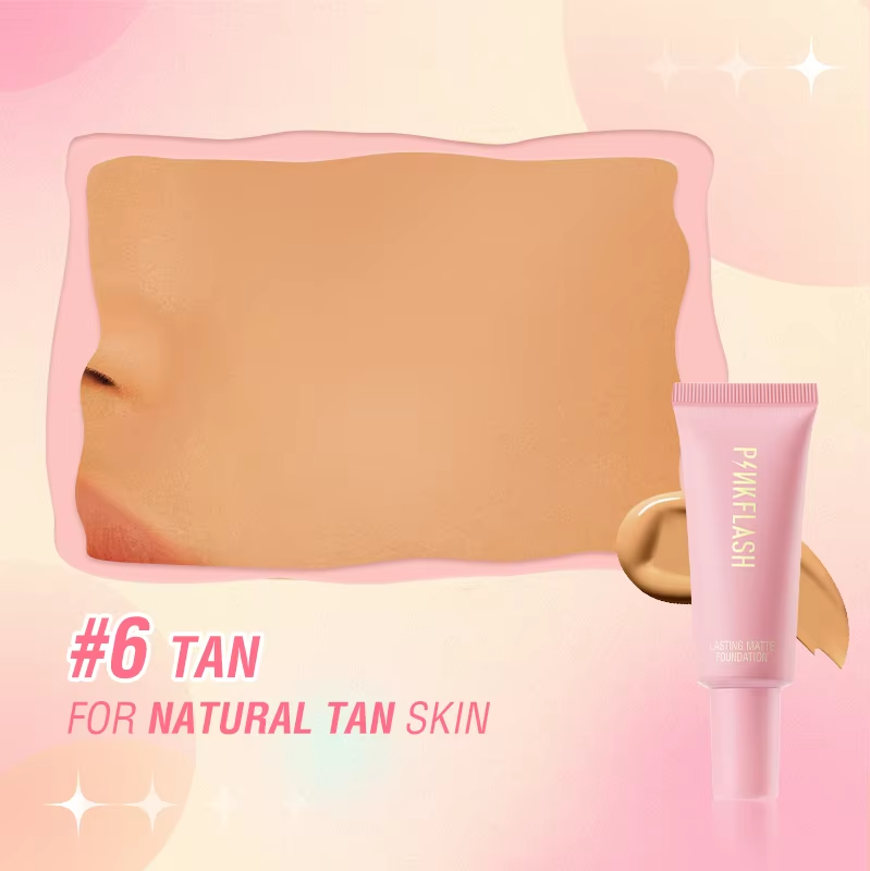 PINKFLASH Lasting Matte Foundation [F03] #06 Tan
